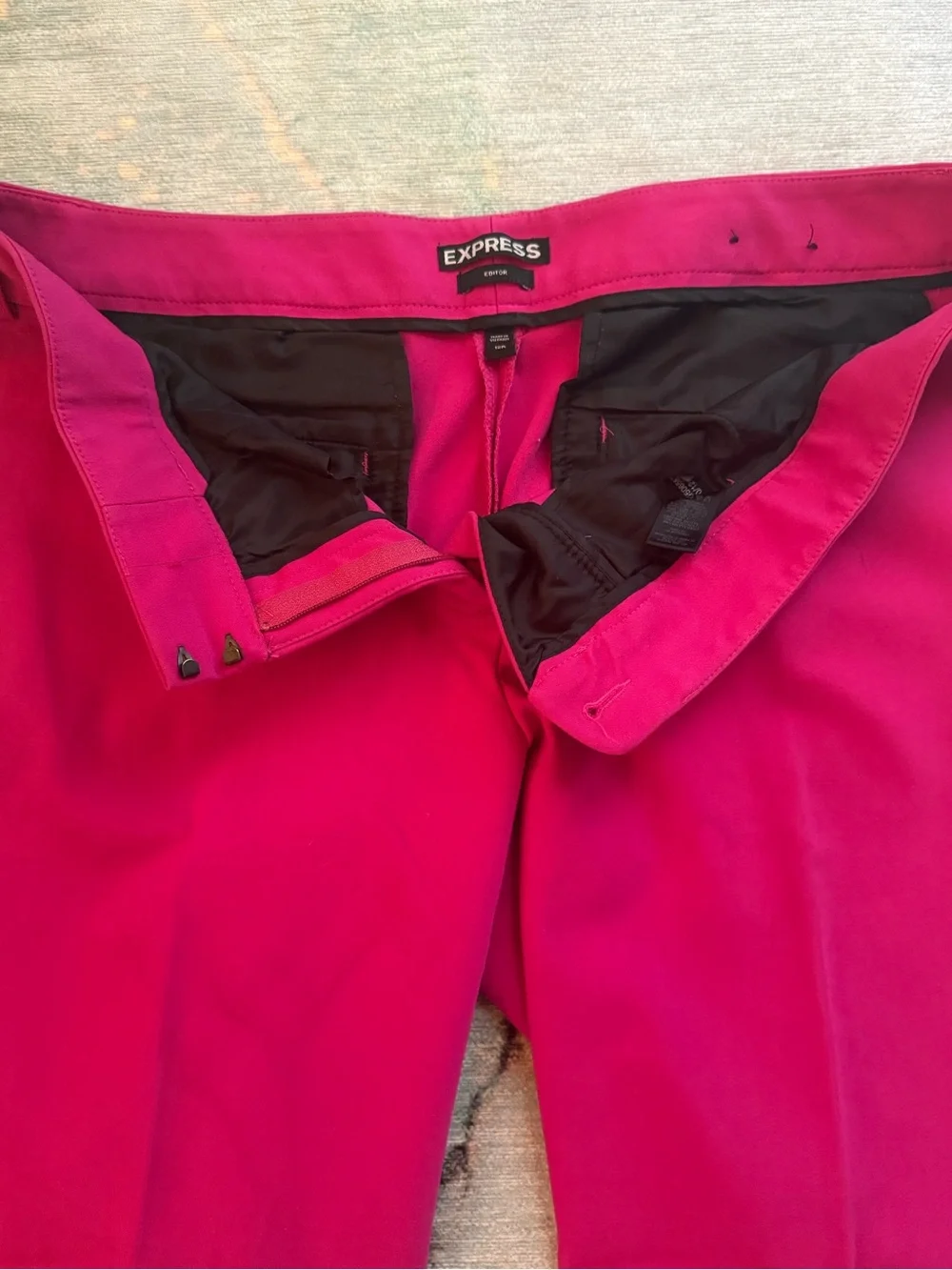 Express editor Fuchsia - Tailored crop pants